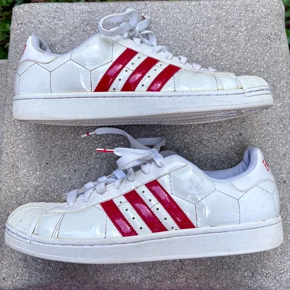Rare Adidas Superstar World Cup England Soccer Football Sz US12 Athletic Shoes - Picture 5 of 11